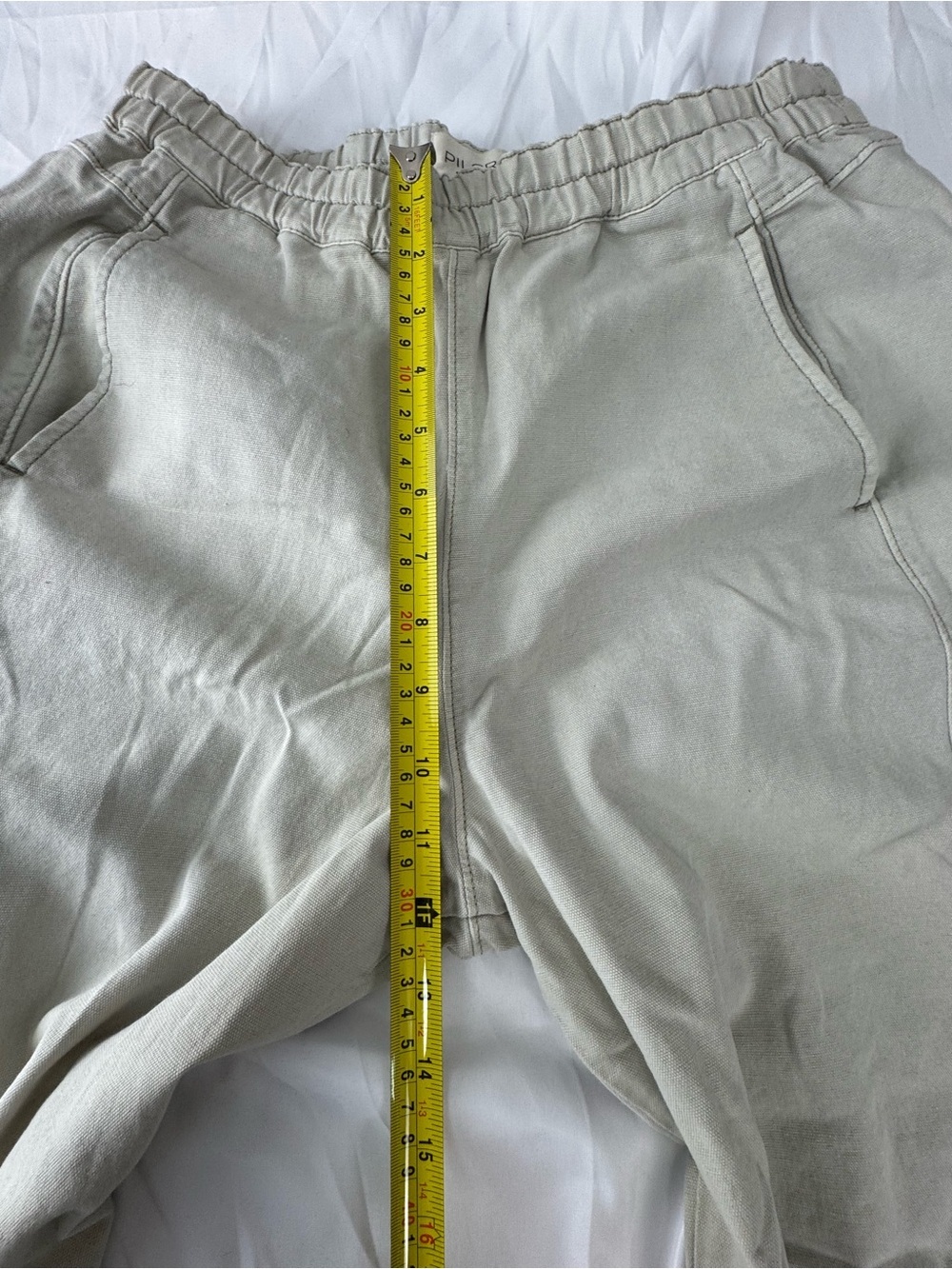 Pilcro Wide Leg Pants in Light tan - Picture 6 of 6